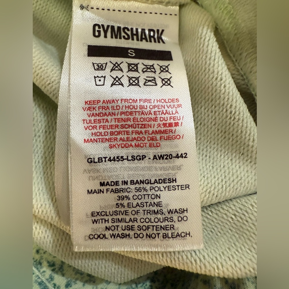 Gymshark Weight Lifting Chalk Joggers Split-Knee Pants Women’s Small Green - Picture 9 of 10